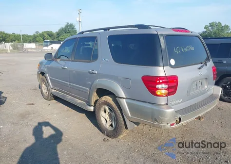 2001 Toyota Sequoia Sr5 V8 из США, поврежденный, VIN 5TDBT44A81S027620